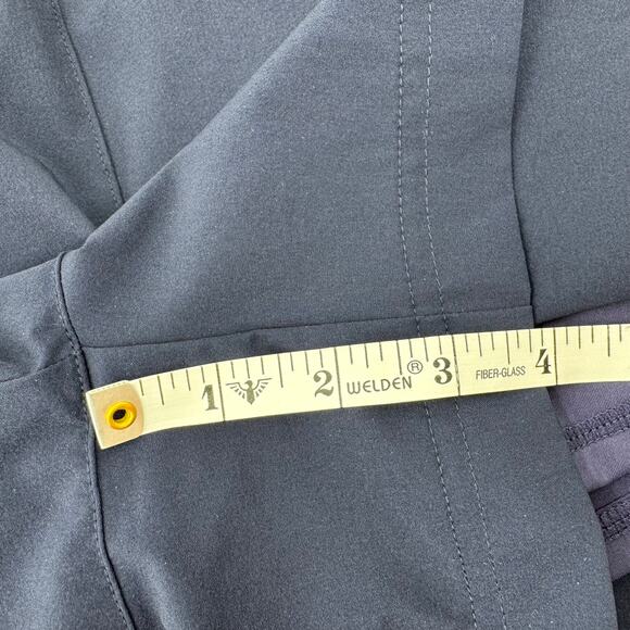 Halara shorts women's large snap high waisted color block active blue white - Picture 8 of 10